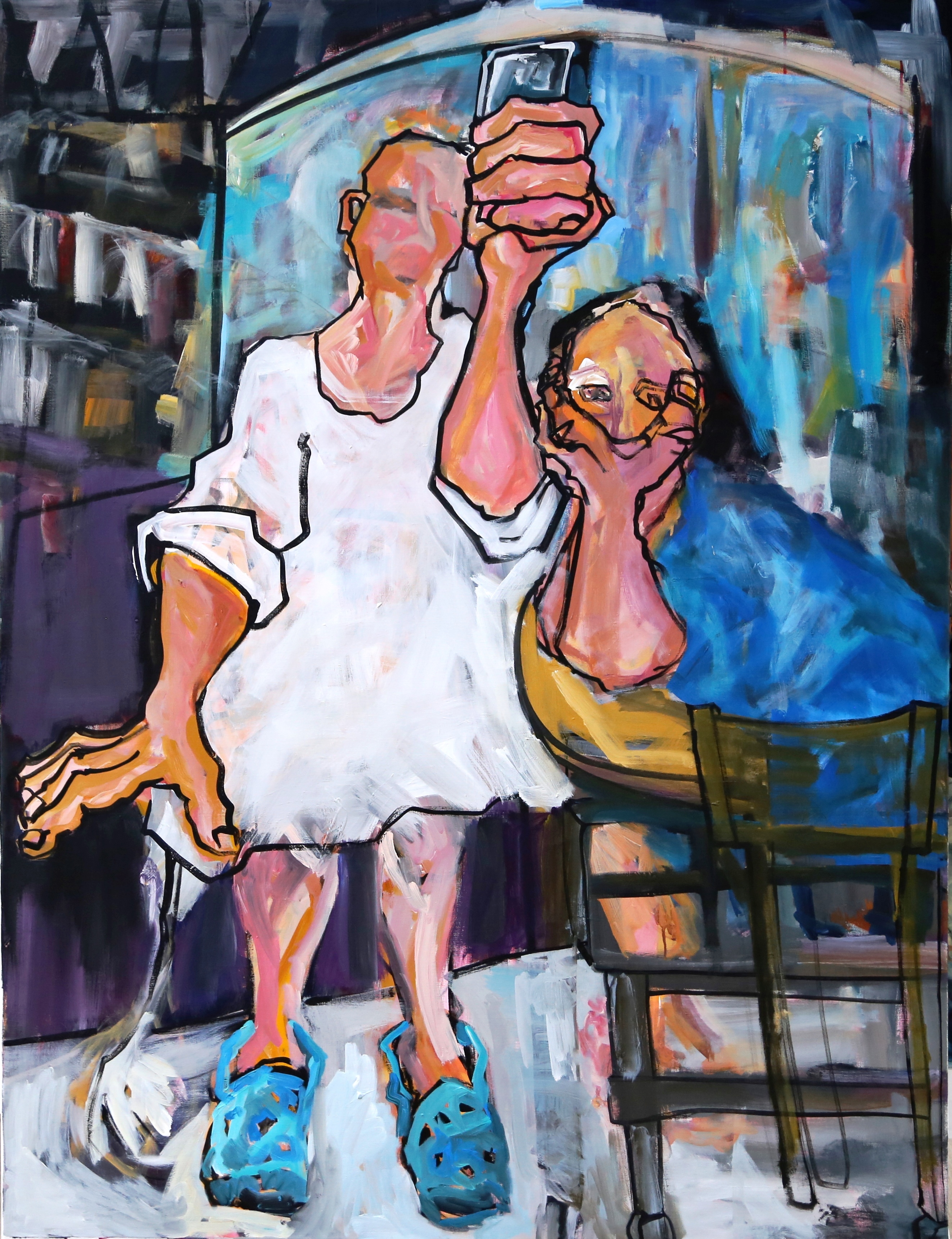 Renata Franzky in ihrem Atelier